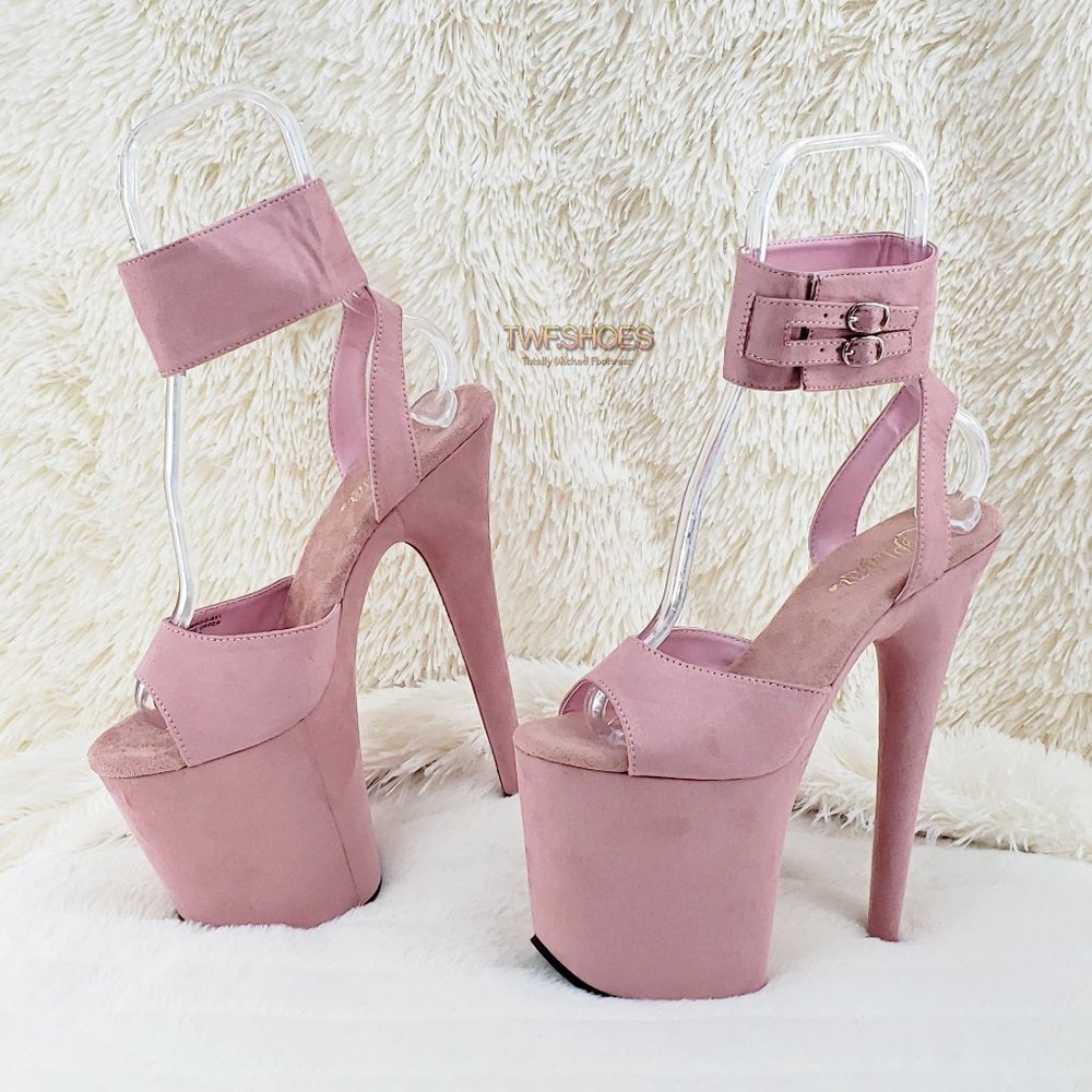 Size 11 Flamingo 891 Pink Vegan Suede 8